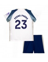 Tottenham Hotspur Pedro Porro #23 Domácí dres pro děti 2025-26 Krátký Rukáv (+ trenýrky)